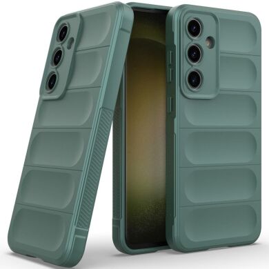 Защитный чехол Deexe Terra Case для Samsung Galaxy S24 FE (S721) - Green