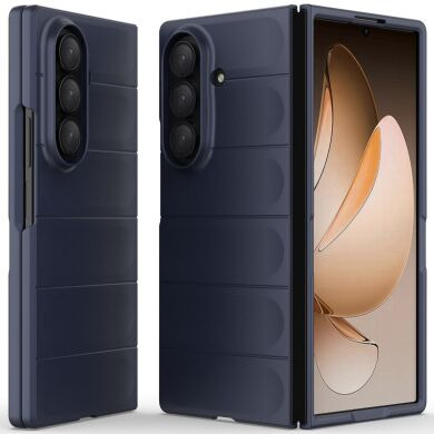 Захисний чохол Deexe Terra Case (FF) для Samsung Galaxy Fold 7 - Dark Blue