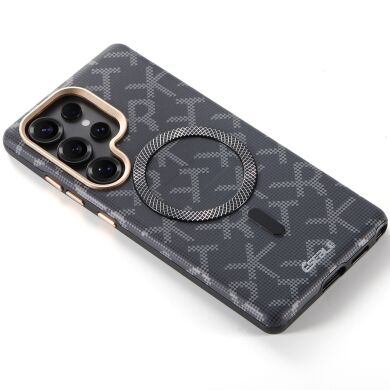 Захисний чохол ESEBLE Letter Pattern Magnetic для Samsung Galaxy S26 Ultra (S948) - Black