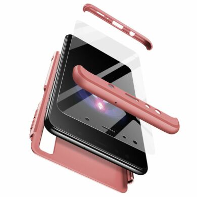 Защитный чехол GKK Double Dip Case для Samsung Galaxy A7 2018 (A750) - Rose Gold