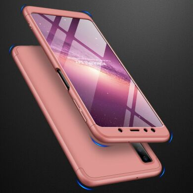 Защитный чехол GKK Double Dip Case для Samsung Galaxy A7 2018 (A750) - Rose Gold