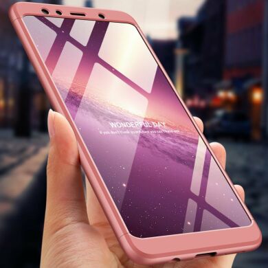 Защитный чехол GKK Double Dip Case для Samsung Galaxy A7 2018 (A750) - Rose Gold