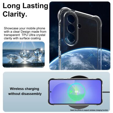 Защитный чехол IMAK Airbag MAX Case для Samsung Galaxy A57 (A576) - Transparent