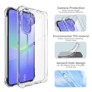Защитный чехол IMAK Airbag MAX Case для Samsung Galaxy A57 (A576) - Transparent