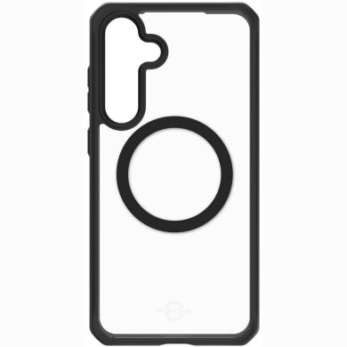 Защитный чехол ItSkins Hybrid R Solid with MagSafe для Samsung Galaxy S24 Plus (S926) SGKP-HRSMA-PBTR - Transparent / Black