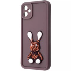 Защитный чехол Pretty Things Case для Samsung Galaxy A06 (A065) - Brown / Rabbit