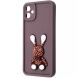 Защитный чехол Pretty Things Case для Samsung Galaxy A06 (A065) - Brown / Rabbit. Фото 1 из 7