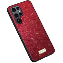 Защитный чехол SULADA Dazzling Glittery для Samsung Galaxy S25 Ultra (S938) - Red