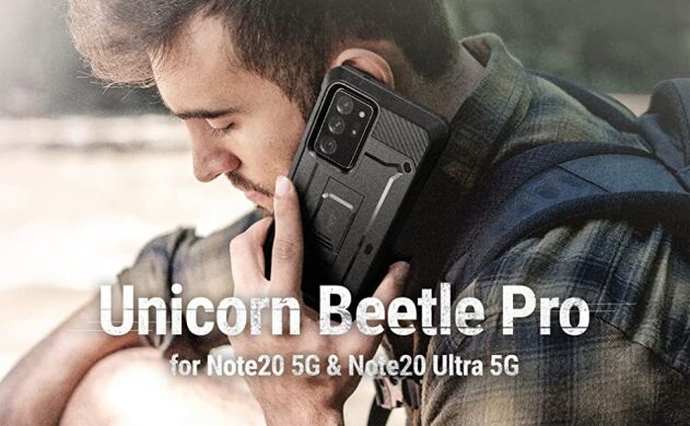 Защитный чехол Supcase Unicorn Beetle Pro Rugged Case для Samsung Galaxy Note 20 Ultra (N985) - Black