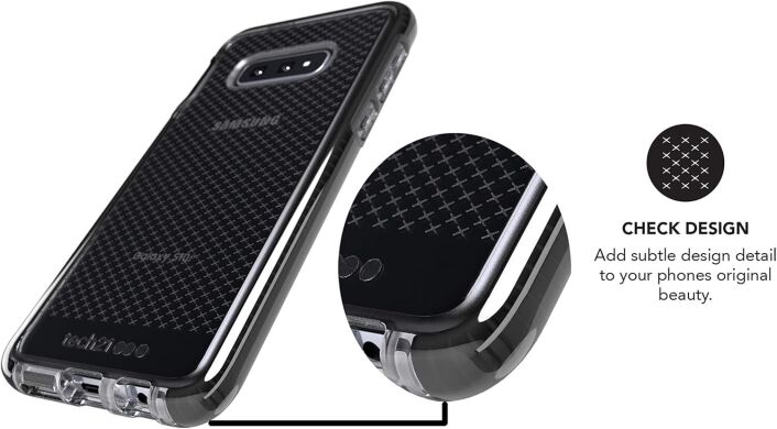 Защитный чехол Tech21 Evo Check для Samsung Galaxy S10e (G970) T21-6898 - Black