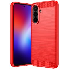 Захисний чохол UniCase Carbon для Samsung Galaxy A27 (A276) - Red