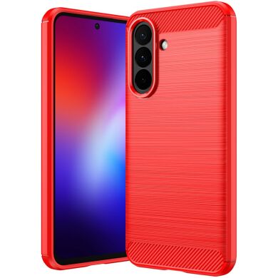 Захисний чохол UniCase Carbon для Samsung Galaxy A27 (A276) - Red