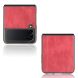 Защитный чехол UniCase Leather Series (FF) для Samsung Galaxy Flip 3 - Red. Фото 3 из 5