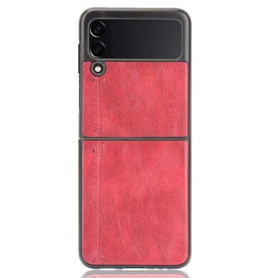 Защитный чехол UniCase Leather Series (FF) для Samsung Galaxy Flip 3 - Red