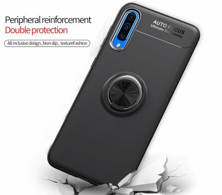 Захисний чохол UniCase Magnetic Ring для Samsung Galaxy A50 (A505) - Black
