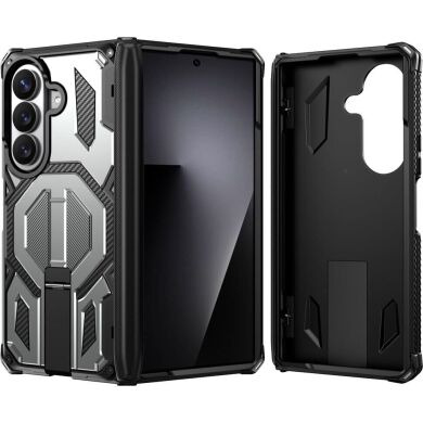 Защитный чехол Deexe Tank Stand для Samsung Galaxy Fold 8 Ultra / Fold 7 - Grey