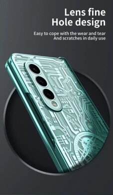 Защитный чехол UniCase Mechanical Legend для Samsung Galaxy Fold 4 - Green