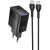 Сетевое зарядное устройство Hoco CS113A Lounge PD40W (Type-C) + кабель Type-C to Type-C - Black