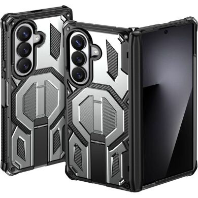 Защитный чехол Deexe Tank Stand для Samsung Galaxy Fold 8 Ultra / Fold 7 - Grey