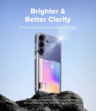 Захисний чохол Ringke Fusion Card для Samsung Galaxy S26 FE (8800380463714) - Clear