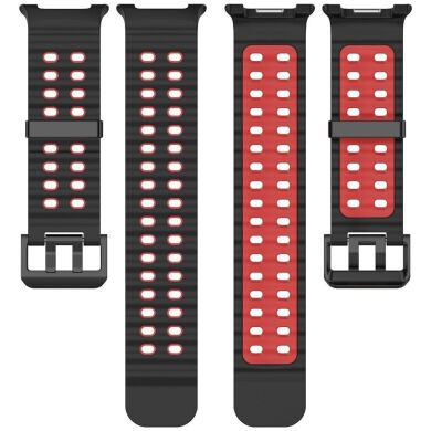 Ремешок Deexe Ocean Strap для Samsung Galaxy Watch 8 (40/44mm) / 8 Classic - Black / Red