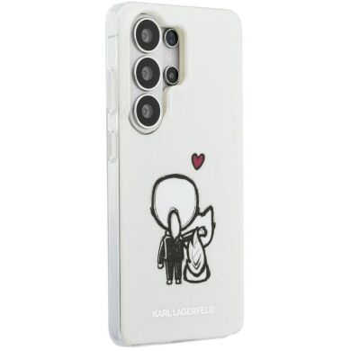 Защитный чехол Karl Lagerfeld IML Karl&Choupette MagSafe для Samsung Galaxy S26 Ultra (KLHMS26L6HKCBHH) - Clear