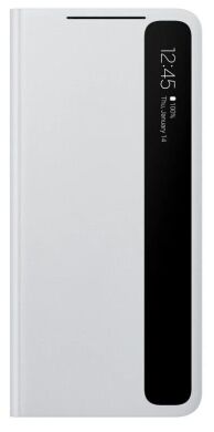 Чохол-книжка Smart Clear View Cover для Samsung Galaxy S21 Ultra (G998) EF-ZG998CJEGRU - Light Gray