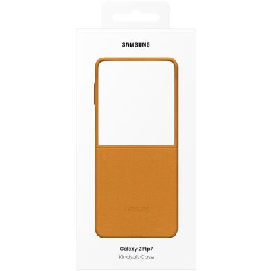 Захисний чохол Kindsuit Case для Samsung Galaxy Flip 7 (EF-VF766PAEGUA) - Camel