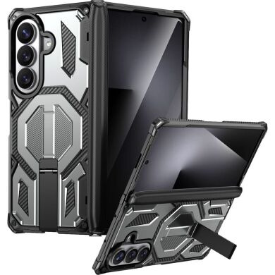 Защитный чехол Deexe Tank Stand для Samsung Galaxy Fold 8 Ultra / Fold 7 - Grey