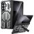 Защитный чехол Deexe Tank Stand для Samsung Galaxy Fold 8 Ultra / Fold 7 - Grey