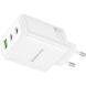 Сетевое зарядное устройство BOROFONE BN32 65W (2Type-C + USB) - White. Фото 3 из 9