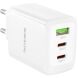 Сетевое зарядное устройство BOROFONE BN32 65W (2Type-C + USB) - White. Фото 2 из 9
