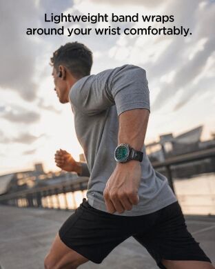 Ремінець Spigen Athlex Air для Samsung Galaxy Watch Ultra 2 / Ultra / Ultra (2025) AMP11614 - Black / Grey