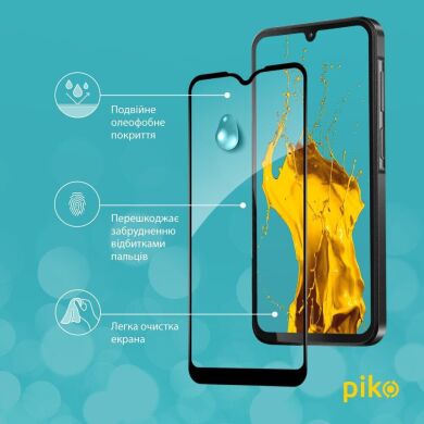 Защитное стекло Piko Full Glue для Samsung Galaxy A15 (A155) - Black