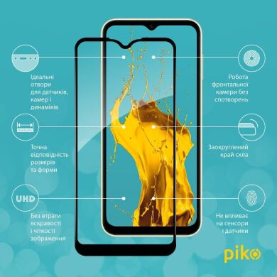 Защитное стекло Piko Full Glue для Samsung Galaxy A15 (A155) - Black