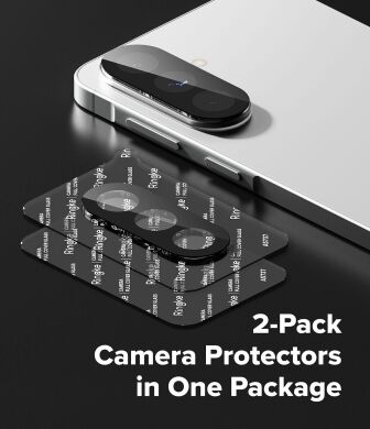 Комплект захисних стекол Ringke Camera Protector Glass для Samsung Galaxy A37 (A376) / Galaxy A57 (A576) 8800328818200 - Black