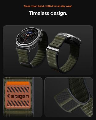 Ремешок Spigen (SGP) WBF0 для Samsung Galaxy Watch 8 (40/44mm) / 8 Classic (AMP10153) - Black