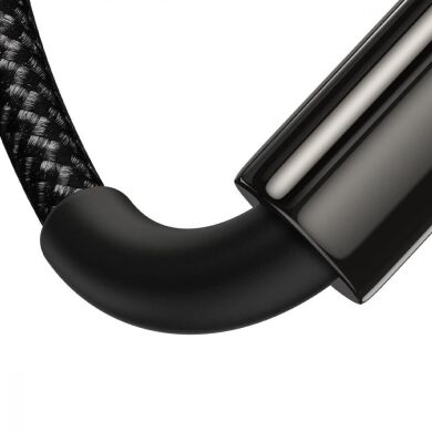 Кабель Baseus Tungsten Gold USB to Type-C (100W, 2m) CAWJ000101 - Black