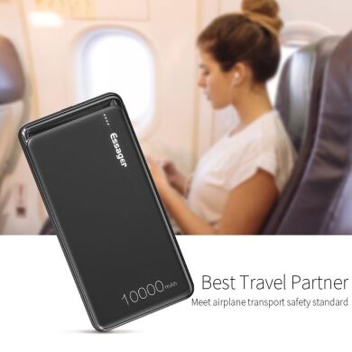 Внешний аккумулятор ESSAGER Portable Power Bank (10000mAh) - Black