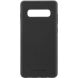 Защитный чехол Platinum Silicone Case для Samsung Galaxy S10 Plus (G975) - Black. Фото 1 из 5