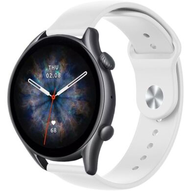 Ремешок ArmorStandart Silicone Watch Strap для часов с шириной крепления 22мм - White