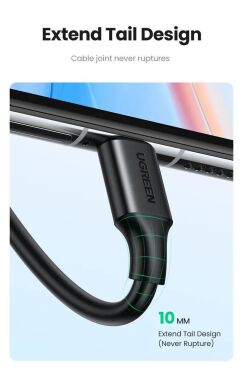 Кабель UGREEN US287 USB to Type-C (3A, 0.5m) 60120 - White