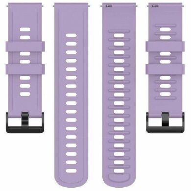 Ремешок UniCase Silicone Strap для часов с шириной крепления 20мм - Light Purple