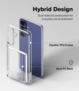 Захисний чохол Ringke Fusion Card для Samsung Galaxy S26 FE (8800380463714) - Clear