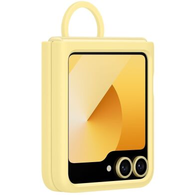 Защитный чехол Silicone Case (FF) для Samsung Galaxy Flip 6 (EF-PF741TYEGUA) - Yellow