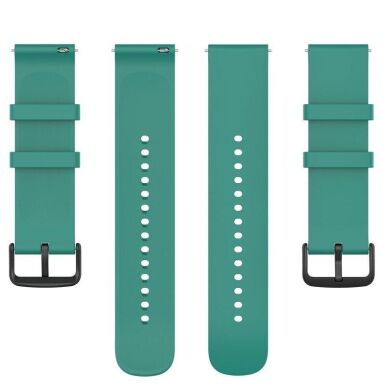 Ремінець Deexe Silicone Band для годинників з шириною кріплення 20мм - Dark Green