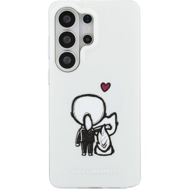 Защитный чехол Karl Lagerfeld IML Karl&Choupette MagSafe для Samsung Galaxy S26 Ultra (KLHMS26L6HKCBHH) - Clear