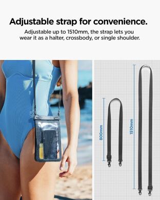 Вологозахисний чохол Spigen (SGP) A603 Universal Waterproof Case (ACS09745) - Black