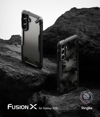 Защитный чехол Ringke Fusion X для Samsung Galaxy S25 (S931) 8800274968271 - Camo Black