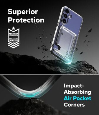 Захисний чохол Ringke Fusion Card для Samsung Galaxy S26 FE (8800380463714) - Clear